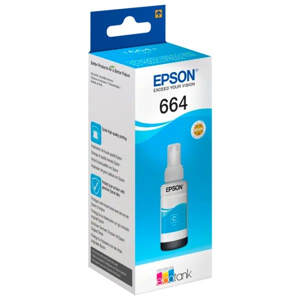 Cerneală pentru imprimantă Epson 664 Cyan photo 1