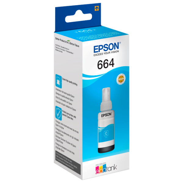 Cerneală pentru imprimantă Epson 664 Cyan photo 1