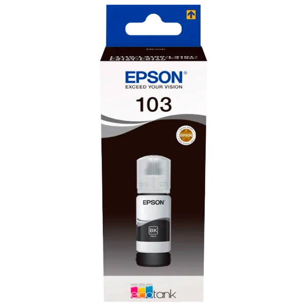 Чернила для принтера Epson 103 Black photo 1