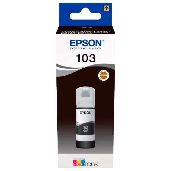 Чернила для принтера Epson 103 Black photo 1