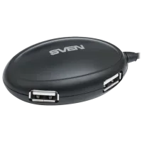 USB Hub Sven HB-401 USB Type-A/ Черный