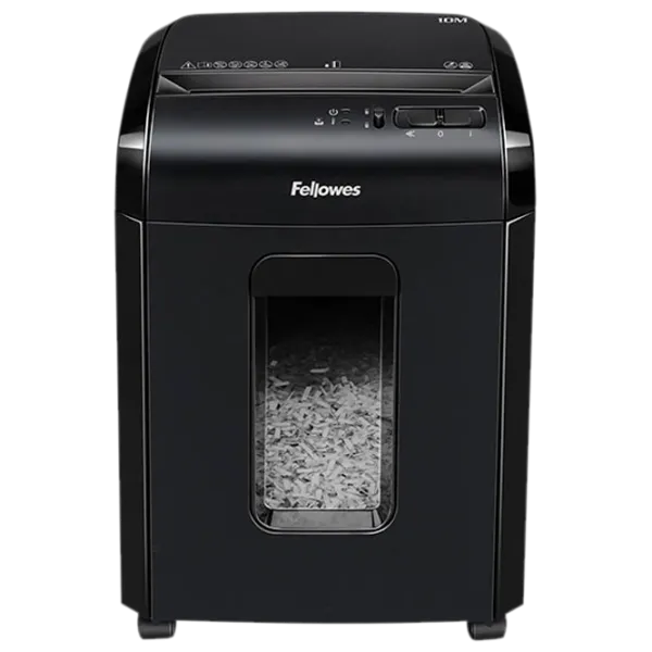 Шредер Fellowes Powershred 10M Черный photo 1