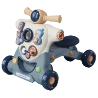 Ходунки Kikka Boo Walker & Scooter Robo 4 in 1 (31005030070) Трансформер/ Синий