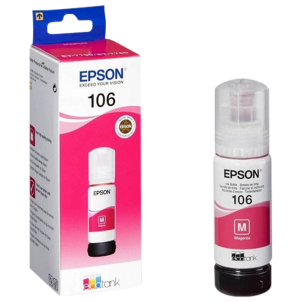 Чернила для принтера Epson 106 Magenta photo 1