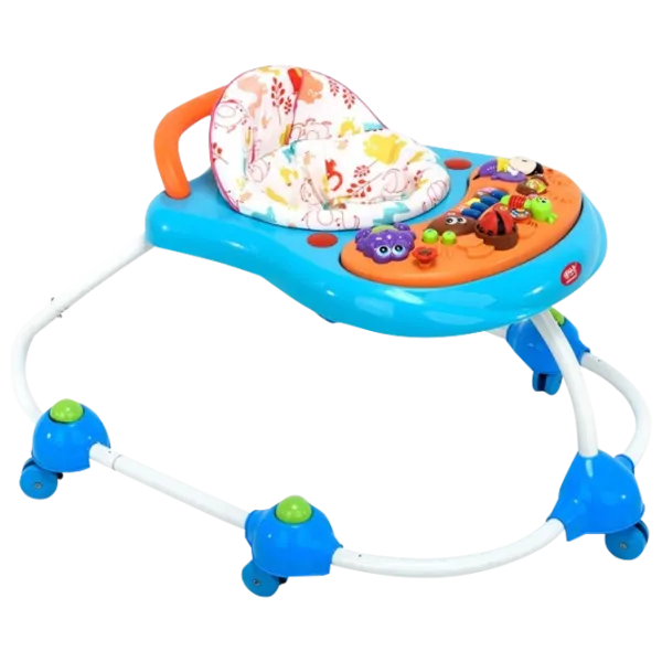 Premergător Glamvers Baby Walker Happy Friends 2 in 1 (97942) Clasic/ Blue photo 1 Premergător Glamvers Baby Walker Happy Friends 2 in 1 (97942) Clasic/ Blue photo 1