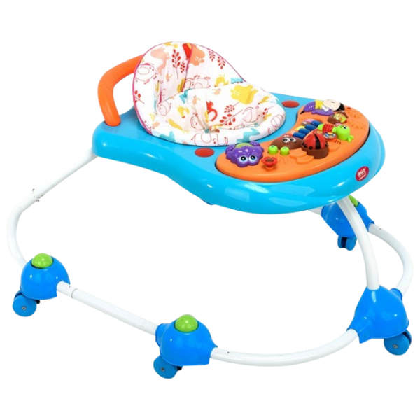 Premergător Glamvers Baby Walker Happy Friends 2 in 1 (97942) Clasic/ Blue photo 1 Premergător Glamvers Baby Walker Happy Friends 2 in 1 (97942) Clasic/ Blue photo 1