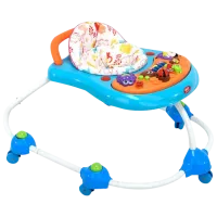 Ходунки Glamvers Baby Walker Happy Friends 2 в 1 (97942) Классический/ Синий