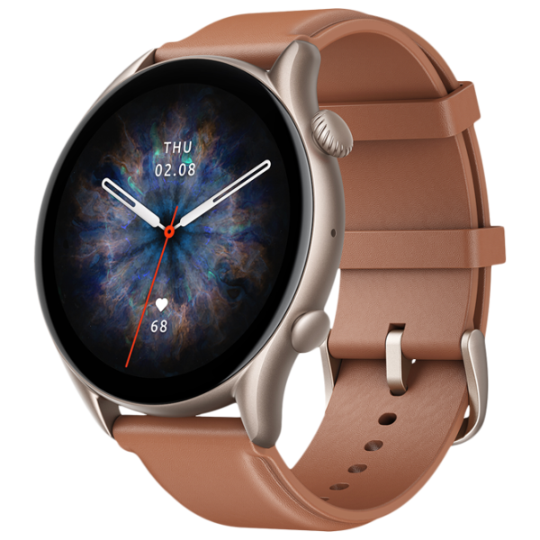 Умные часы Amazfit GTR 3 PRO 1.45"/ A2040/ Коричневый photo 1 Умные часы Amazfit GTR 3 PRO 1.45"/ A2040/ Коричневый photo 1
