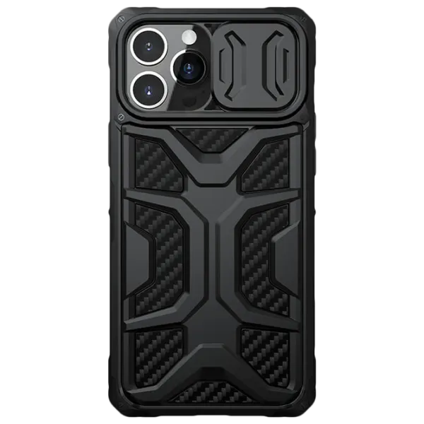 Husă pentru smartphone Adventurer Apple iPhone 13 Pro Max Nillkin/ Back/ TPU/ PC/ Black photo 1