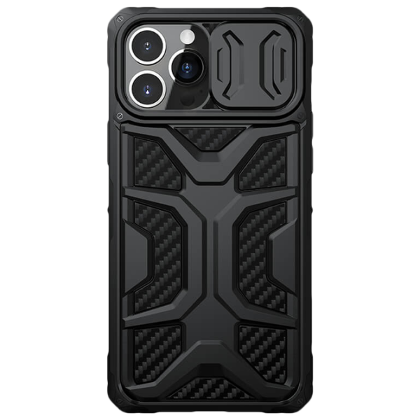 Husă pentru smartphone Adventurer Apple iPhone 13 Pro Max Nillkin/ Back/ TPU/ PC/ Black photo 1