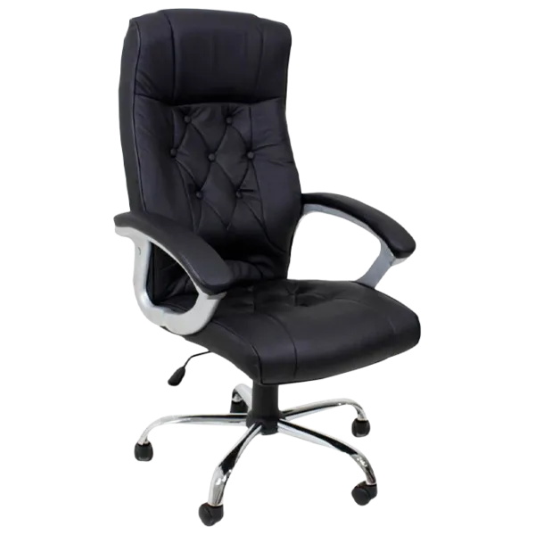 Fotoliu de birou DecoPrim BX-3707 Piele/ Black photo 1