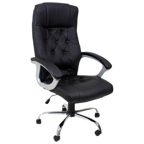 Fotoliu de birou DecoPrim BX-3707 Piele/ Black photo 1