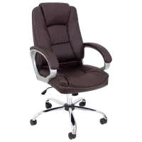 Офисное кресло DecoPrim BX-3177 Искусственная кожа/ Коричневый