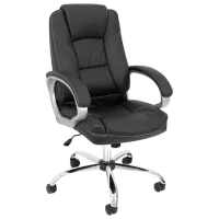 Fotoliu de birou DecoPrim BX-3177 Piele artificială/ Black