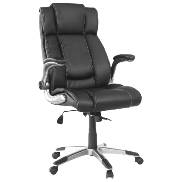 Fotoliu de birou DecoPrim BX-3702 Piele artificială/ Black photo 1