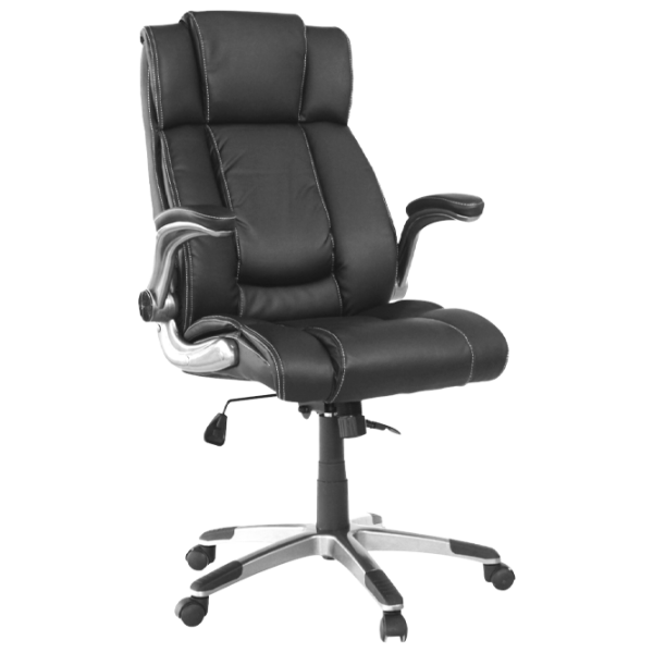 Fotoliu de birou DecoPrim BX-3702 Piele artificială/ Black photo 1