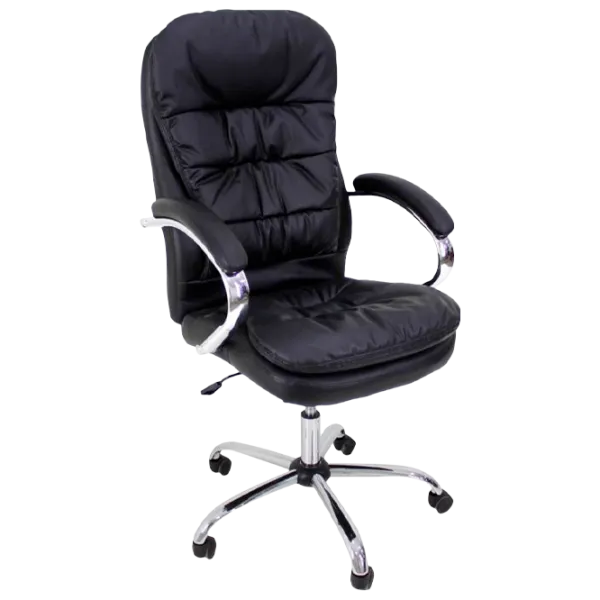 Fotoliu de birou DecoPrim BX-3058 Piele artificială/ Black photo 1