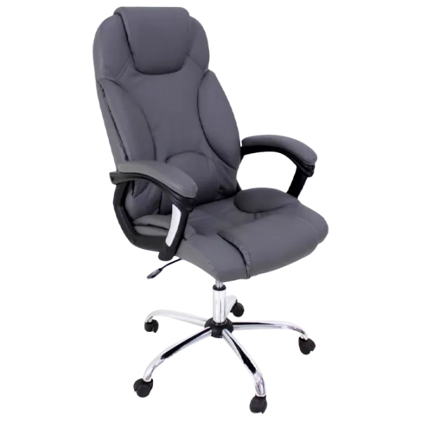 Fotoliu de birou DecoPrim BX-3022 Piele artificială/ Gray photo 1