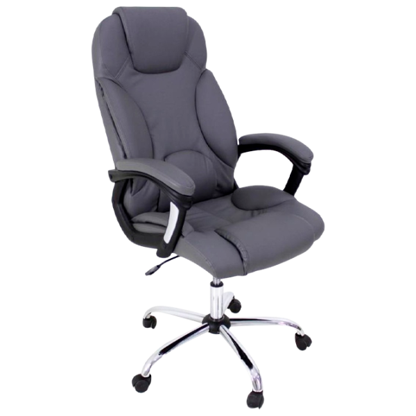 Fotoliu de birou DecoPrim BX-3022 Piele artificială/ Gray photo 1