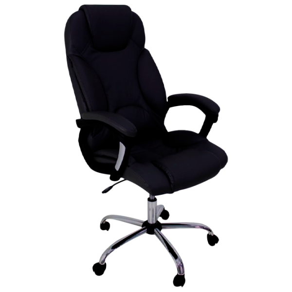 Fotoliu de birou DecoPrim BX-3022 Piele artificială/ Black photo 1