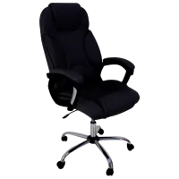 Fotoliu de birou DecoPrim BX-3022 Piele artificială/ Black