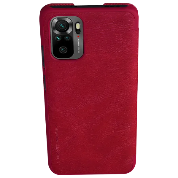 Husă pentru smartphone Xiaomi Redmi 10 Nillkin/ Flip Cover/ Piele/ Red photo 1 Husă pentru smartphone Xiaomi Redmi 10 Nillkin/ Flip Cover/ Piele/ Red photo 1