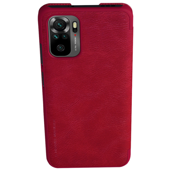 Husă pentru smartphone Xiaomi Redmi 10 Nillkin/ Flip Cover/ Piele/ Red photo 1 Husă pentru smartphone Xiaomi Redmi 10 Nillkin/ Flip Cover/ Piele/ Red photo 1