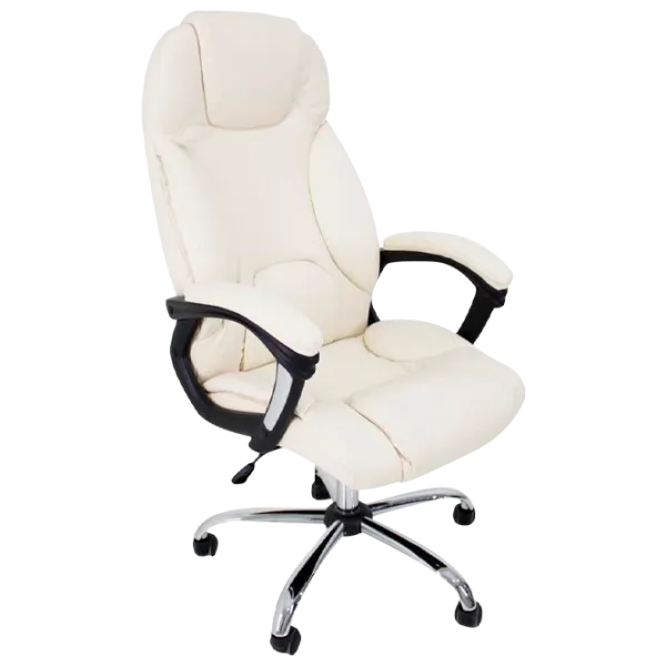 Fotoliu de birou DecoPrim BX-3022 Piele artificială/ Beige photo 1