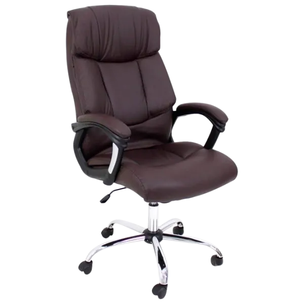 Fotoliu de birou DecoPrim BX-3008 Piele artificială/ Brown photo 1 Fotoliu de birou DecoPrim BX-3008 Piele artificială/ Brown photo 1