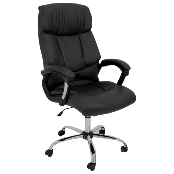 Офисное кресло DecoPrim BX-3008 Искусственная кожа/ Черный photo 1