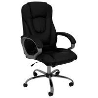 Fotoliu de birou DecoPrim BX-0050 Piele artificială/ Black