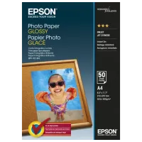 Фотобумага для принтеров Струйный Epson Photo Paper Glossy 200 г/ м² (50 листов) Глянец/ A4/ Белый