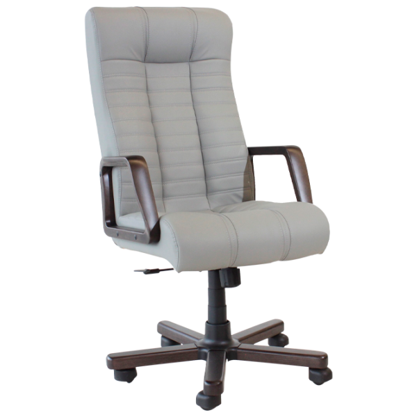 Fotoliu de birou DecoPrim Atlantis Extra Piele artificială/ Gray photo 1 Fotoliu de birou DecoPrim Atlantis Extra Piele artificială/ Gray photo 1