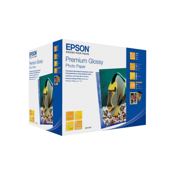 Фотобумага для принтеров Струйный Epson Premium Glossy Photo Paper 255 г/ м² (500 листов) Глянец/ 4R/ Белый photo 1