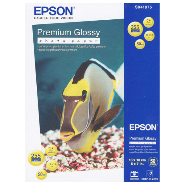Hârtie foto pentru imprimante Inkjet Epson Premium Glossy Photo Paper 255 g/ m² (50 foi) Gloss/ 4R/ White photo 1 Hârtie foto pentru imprimante Inkjet Epson Premium Glossy Photo Paper 255 g/ m² (50 foi) Gloss/ 4R/ White photo 1