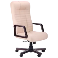 Fotoliu de birou DecoPrim Atlantis Extra Piele artificială/ Beige