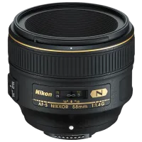 Объектив Nikon AF-S Nikkor 58mm f/ 1,4G Черный