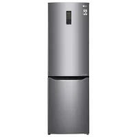 Холодильник LG GA-B379SLUL с нижней морозильной камерой LINEARCooling/Multi Air Flow/DoorCooling+