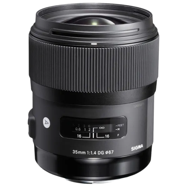 Obiectiv Sigma AF 35mm f/ 1.4 DG HSM ART F/ Sony-A Black photo 1