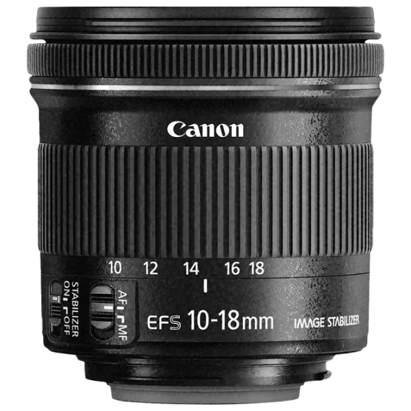 Obiectiv Canon EF-S 10-18mm F/ 4.5-5.6 IS STM Black photo 1 Obiectiv Canon EF-S 10-18mm F/ 4.5-5.6 IS STM Black photo 1