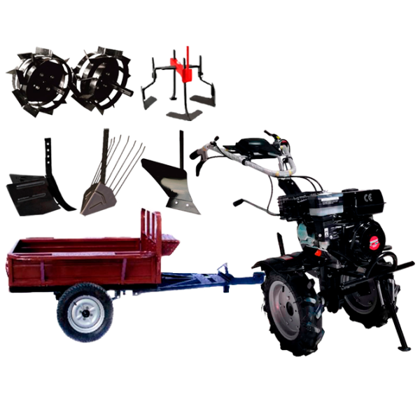 Motocultor Worker HB 700RS ECO+R SET21 4 timpi/ Benzină photo 1