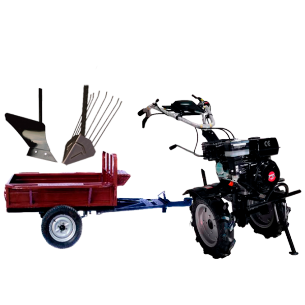 Motocultor Worker HB 700RS ECO+R SET5 4 timpi/ Benzină photo 1