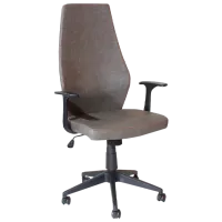 Fotoliu de birou DecoPrim F-96HB Piele artificială/ Gray