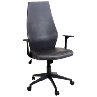 Fotoliu de birou DecoPrim F-96HB Piele artificială/ Black