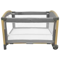 Țarc pentru copii Kikka Boo Tender 2l (31003010093) 0 luni - 3 ani/ Light Gray