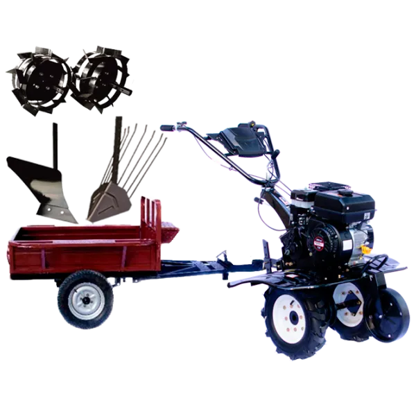 Motocultor Worker HB 700S+R SET 10 4 timpi/ Benzină photo 1