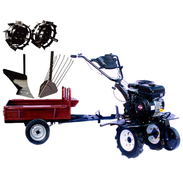 Motocultor Worker HB 700S+R SET 10 4 timpi/ Benzină photo 1