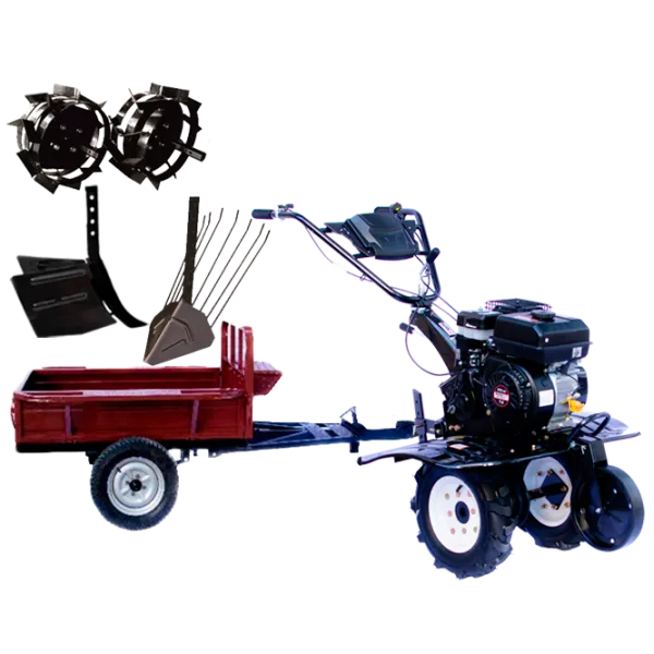 Motocultor Worker HB 700S+R SET 11 4 timpi/ Benzină photo 1