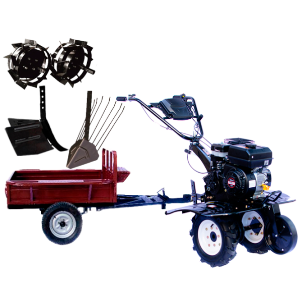 Motocultor Worker HB 700S+R SET 11 4 timpi/ Benzină photo 1