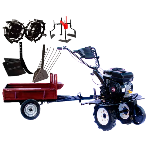 Motocultor Worker HB 700S+R SET 19 4 timpi/ Benzină photo 1
